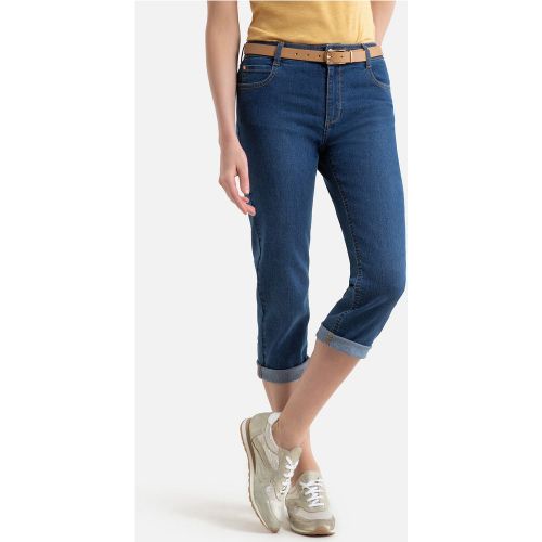 Stretch Denim Cropped Jeans, Length 22" - Anne weyburn - Modalova