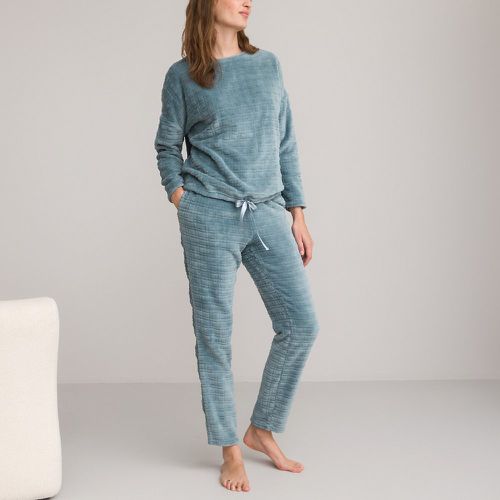 Fleece Long Sleeve Pyjamas - LA REDOUTE COLLECTIONS - Modalova