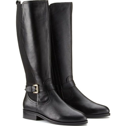 Leather Riding Boots with Elasticated Calves - LA REDOUTE COLLECTIONS PLUS - Modalova