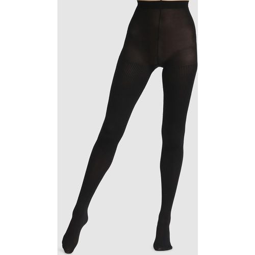 Denier Opaque Ribbed Tights - Dim - Modalova