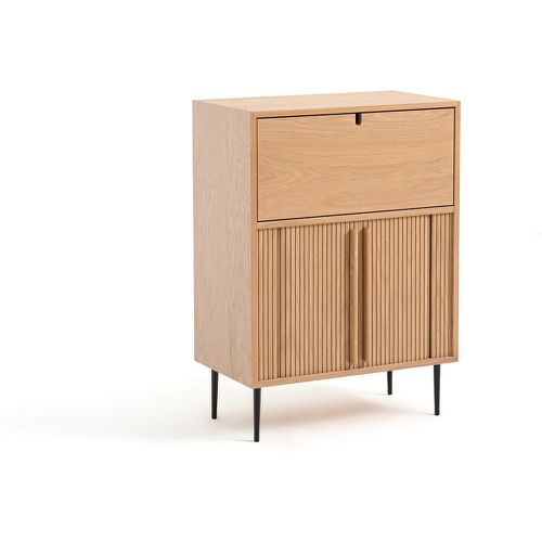 Strio Bar Cabinet with Pull-Down & 2 Sliding Doors - LA REDOUTE INTERIEURS - Modalova