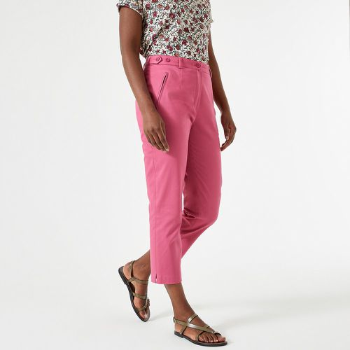 Stretch Cotton Cropped Trousers, Length 23.5" - Anne weyburn - Modalova