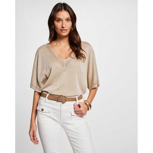 V-Neck Fine Knit Jumper - Morgan - Modalova