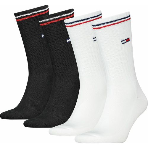 Pack of 4 Pairs of Iconic Crew Socks in Cotton Mix - Tommy Hilfiger - Modalova