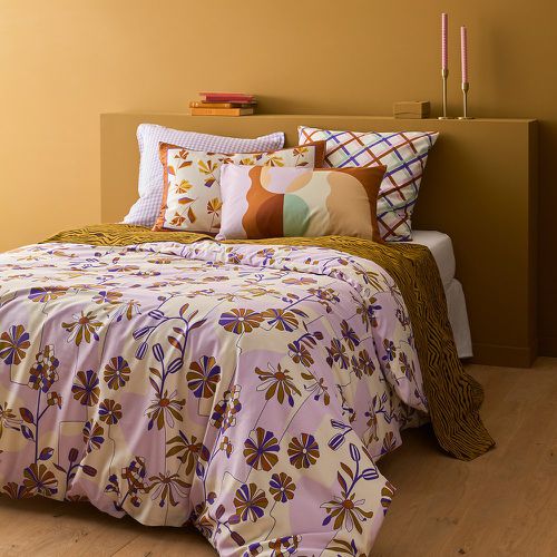 Côme Floral 100% Cotton Satin 300 Thread Count Duvet Cover - LA REDOUTE INTERIEURS - Modalova