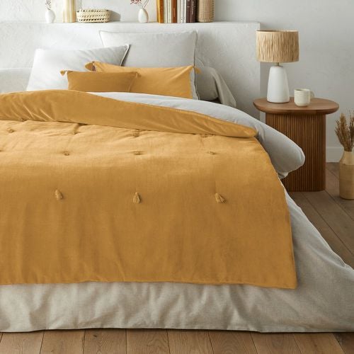 Paula Cotton Velvet Bedspread - LA REDOUTE INTERIEURS - Modalova