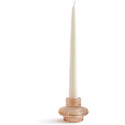 Sabri 5.7cm High Textured Coloured Glass Candlestick - LA REDOUTE INTERIEURS - Modalova