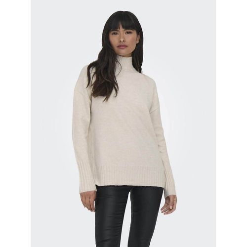 Fine Knit Jumper with High Neck - Only - Modalova