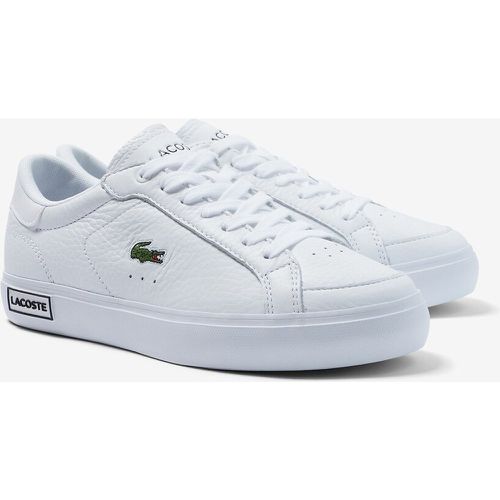 Powercourt Low Top Trainers in Leather - Lacoste - Modalova