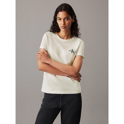 Pack of 2 T-Shirts in Cotton with CK Logo, Crew Neck and Short Sleeves - Calvin Klein Jeans - Modalova