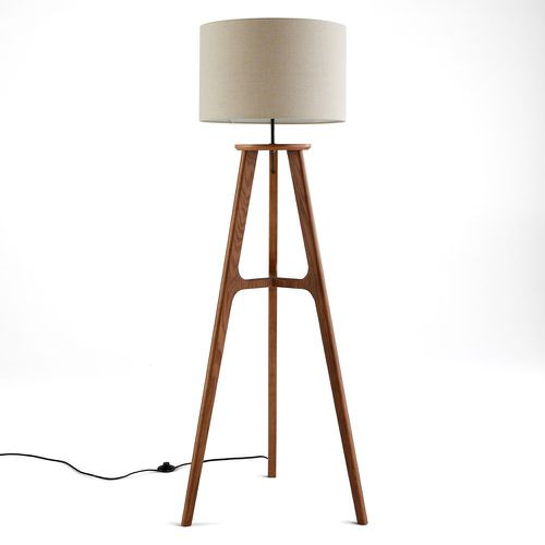 Larso Oak & Linen Tripod Floor Lamp - LA REDOUTE INTERIEURS - Modalova