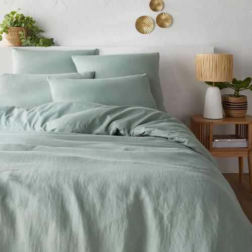 Annaba Two-Sided Washed Linen and Cotton Duvet Dover - LA REDOUTE INTERIEURS - Modalova