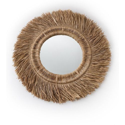 Loully 100cm Diameter Sisal & Rattan Round Mirror - LA REDOUTE INTERIEURS - Modalova