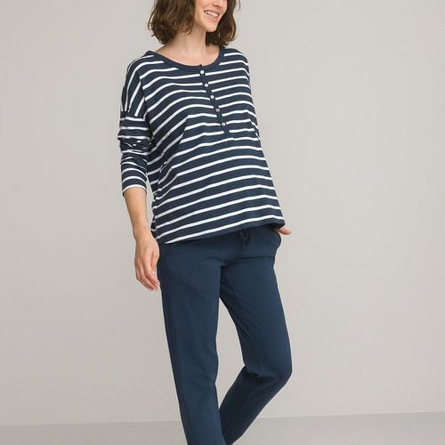 Maternity/Nursing Pyjamas in Organic Cotton - LA REDOUTE COLLECTIONS - Modalova