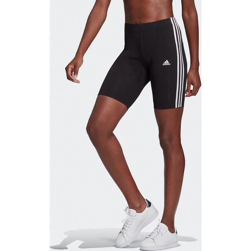 Essentials 3-Stripes Cycling Shorts with Logo Print in Cotton - ADIDAS SPORTSWEAR - Modalova