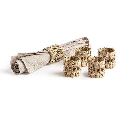 Set of 4 Nala Woven Grass Napkin Rings - LA REDOUTE INTERIEURS - Modalova