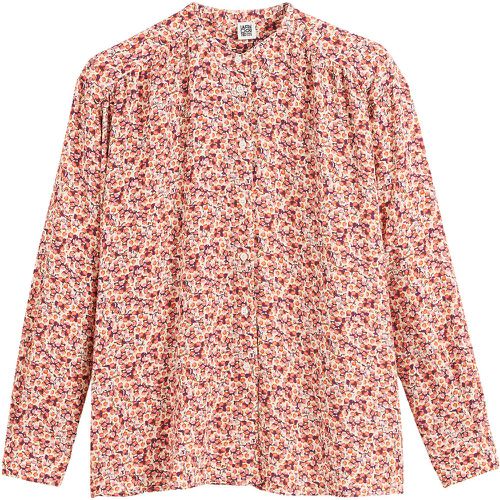 Floral Mandarin Collar Shirt with Long Sleeves - LA REDOUTE COLLECTIONS - Modalova