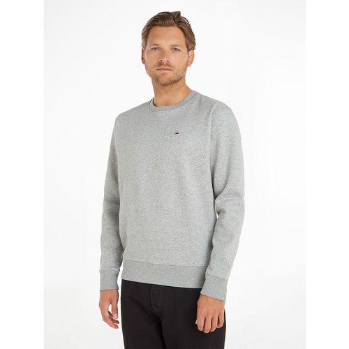 Cotton Mix Sweatshirt with Crew Neck - Tommy Jeans - Modalova