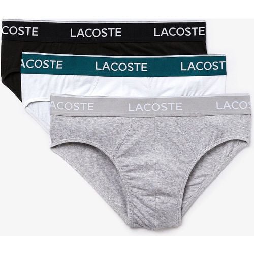 Pack of 3 Cotton Briefs - Lacoste - Modalova