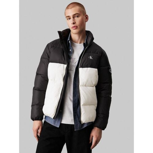 Colour Block Padded Puffer Jacket with Lining - Calvin Klein Jeans - Modalova