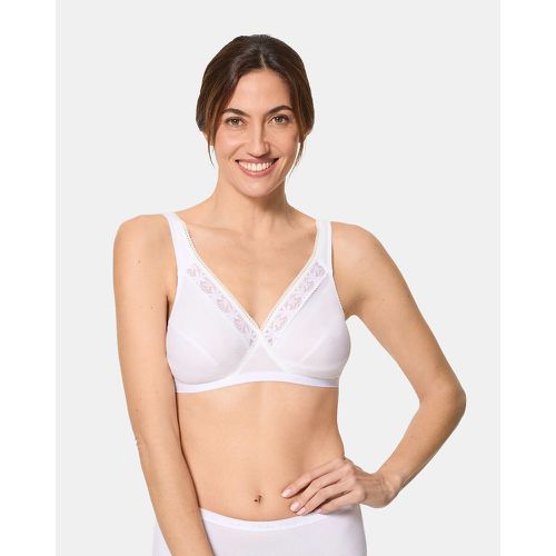 Pack of 2 Cross Your Heart Openwork Bras in Cotton Mix - Playtex - Modalova