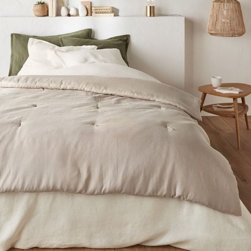 Abella Plain Washed Linen Quilt - LA REDOUTE INTERIEURS - Modalova