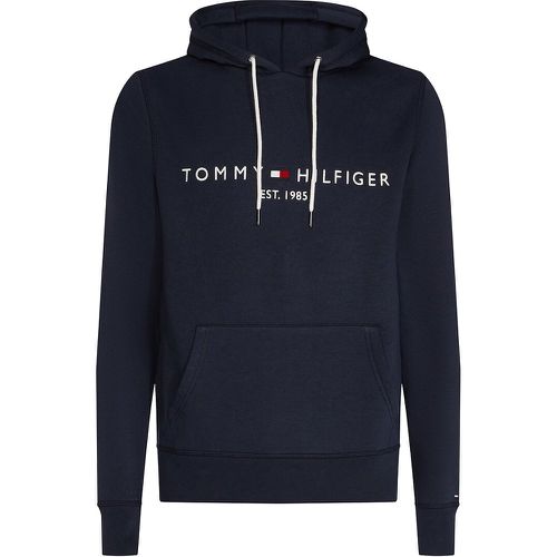 Tommy Logo Hoodie in Cotton Mix - Tommy Hilfiger - Modalova