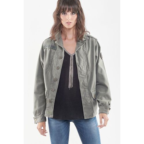 Cotton Military Jacket - LE TEMPS DES CERISES - Modalova