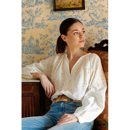 Bonti Broderie Anglaise Blouse in Cotton with Long Sleeves - LA PETITE ETOILE - Modalova