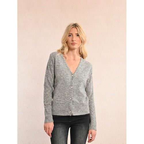 Openwork Knit Cardigan - MOLLY BRACKEN - Modalova