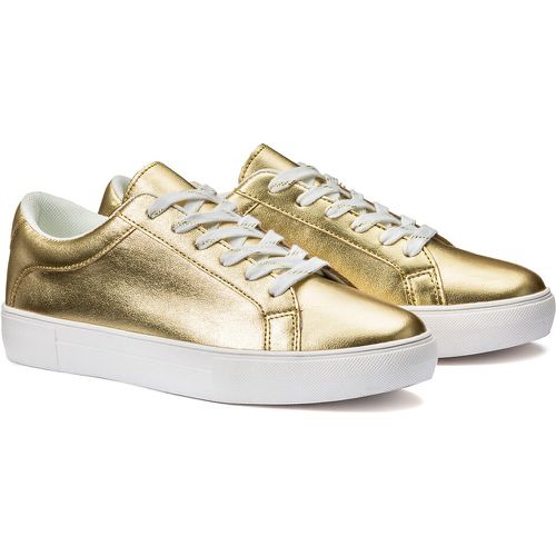 Wide Fit Metallic Trainers - LA REDOUTE COLLECTIONS PLUS - Modalova