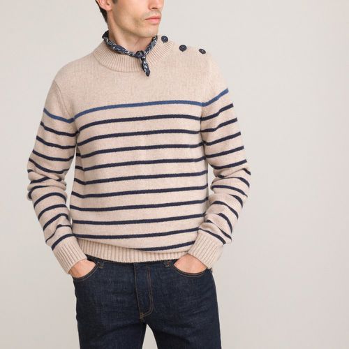 Breton Striped Jumper in Recycled Wool Mix, Made in France - LA REDOUTE COLLECTIONS - Modalova