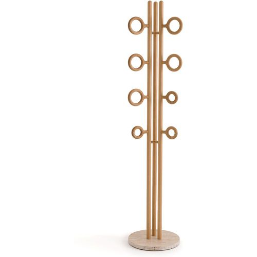 Nayati Oak and Travertine Coat Rack with Rings - AM.PM - Modalova