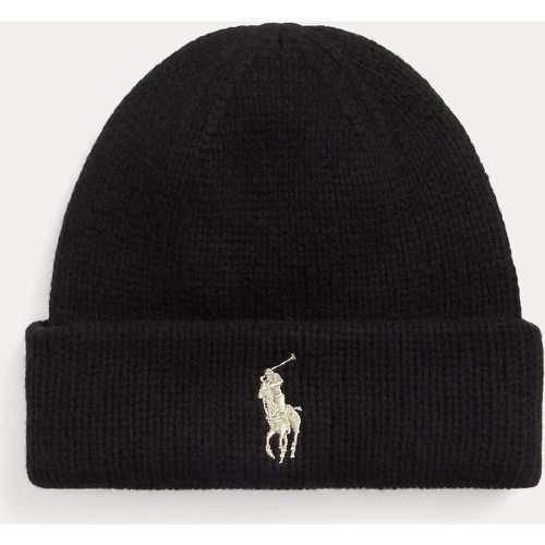 Embroidered Logo Cotton Beanie - Polo Ralph Lauren - Modalova