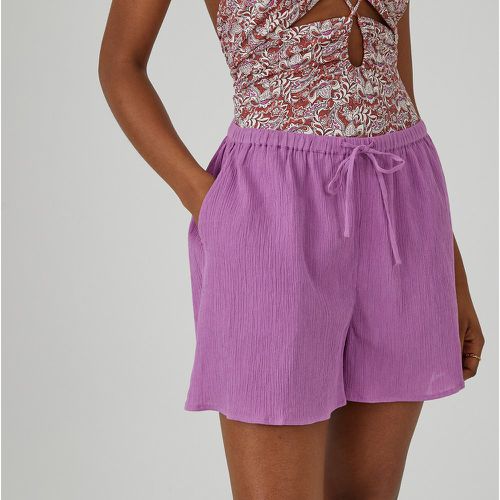 Cotton Beach Shorts with High Waist - LA REDOUTE COLLECTIONS - Modalova