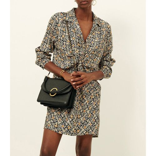 Holda Mini Shirt Dress in Graphic Print - SESSUN - Modalova