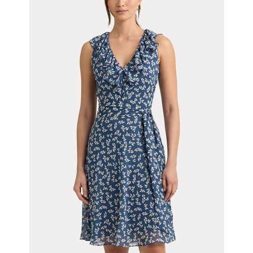 Tarvaight Floral Sleeveless Dress with Ruffles - Lauren Ralph Lauren - Modalova