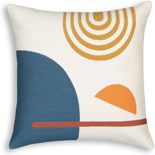 Wavy Embroidered Cushion Cover - LA REDOUTE INTERIEURS - Modalova