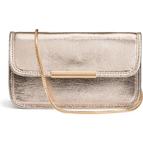 Sally Mini Crossbody Bag in Metallic Lizard Print Leather - PETITE MENDIGOTE - Modalova