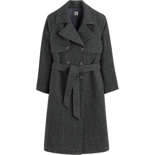 Herringbone Wool Mix Coat - LA REDOUTE COLLECTIONS - Modalova