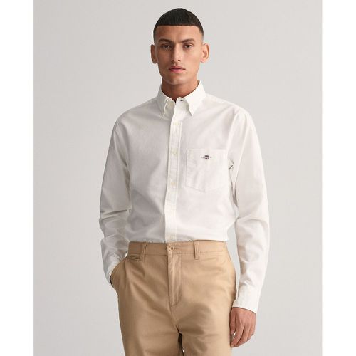 Plain Oxford Cotton Shirt - Gant - Modalova