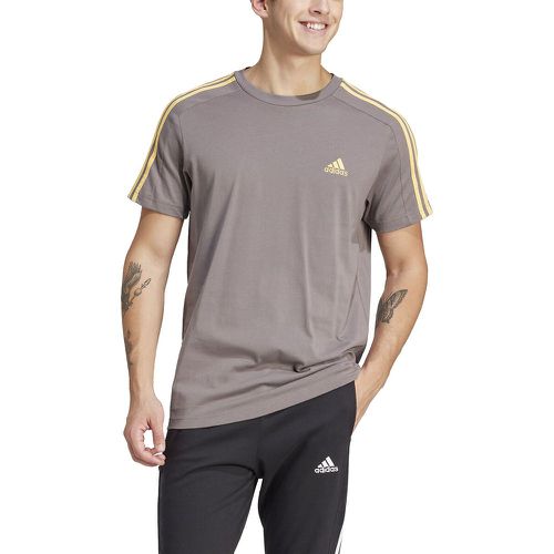 Essentials Cotton 3-Stripes T-Shirt with Short Sleeves - ADIDAS SPORTSWEAR - Modalova