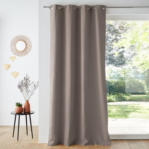 Taïma Linen/Cotton Single Curtain with Eyelets - LA REDOUTE INTERIEURS - Modalova