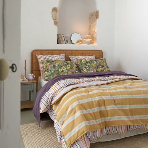 Vence Striped Cotton & Linen Quilt - LA REDOUTE INTERIEURS - Modalova