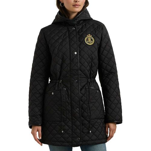 Belted Quilted Padded Jacket with Hood, Mid-Length - Lauren Ralph Lauren - Modalova