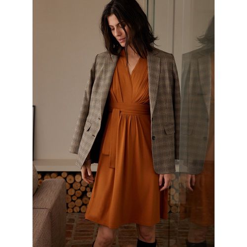 Full Draping Dress with 3/4 Length Sleeves - Anne weyburn - Modalova