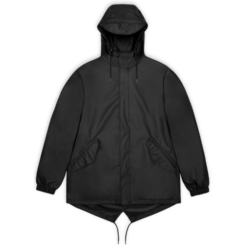 Unisex Windproof Fishtail Jacket with Hood - Rains - Modalova