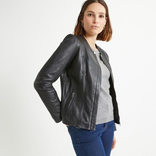 Short Nappa Leather Jacket - Anne weyburn - Modalova