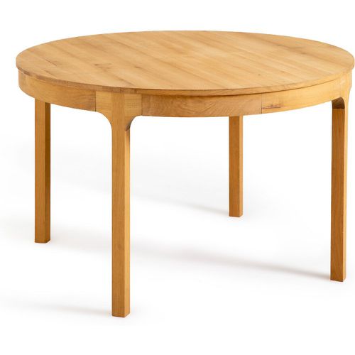 Amalrik 120cm Round Solid Oak Extending Dining Table - AM.PM - Modalova
