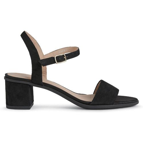 Suede Block Heel Sandals - Geox - Modalova